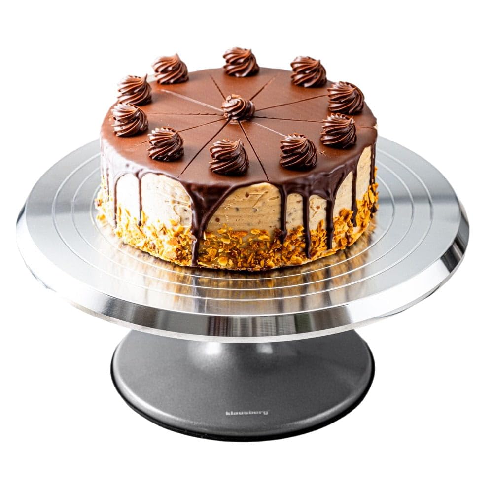 Tortenständer Tortenplatte Drehbare Kuchenplatte für Cupcakes 31cm KLAUSBERG KB-7710