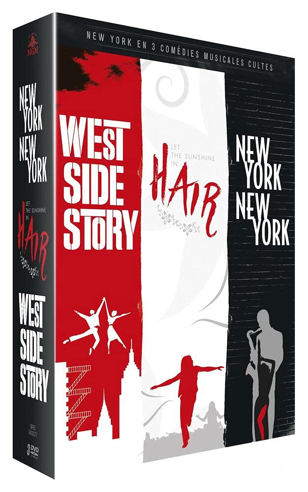 DVD musicales de Broadway: Pack New York, West Side Story y Hair en edición importada