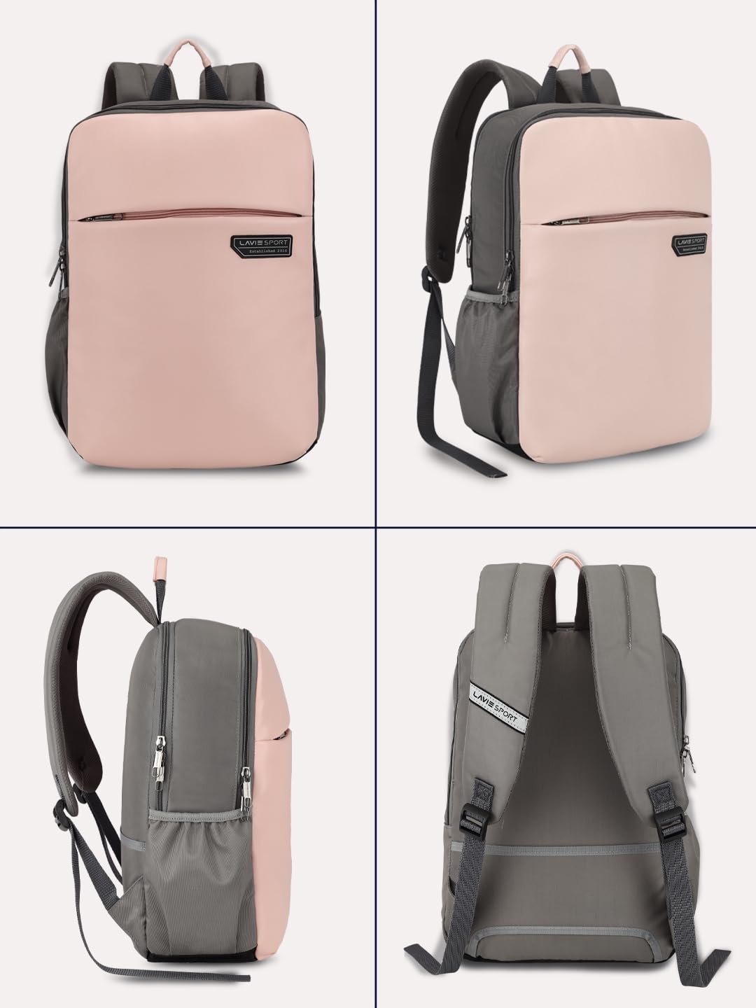 Lavie Sport Chairman 24 Litres Backpack with Padded Laptop Sleeve | Fits upto 14" Laptop | Polyster Business Backpack for Men & Women | Durable Office Bag | Upto 14 inch Notebook/MacBook Compatible 27 61Xpsf6eKML. SL1440