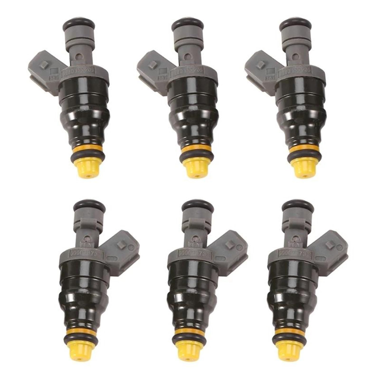 Wtryskiwacze benzyny 0280155209 0000787323 do Mercedes-Benz SL320 S320 V320 E320 E280 (zestaw 6 sztuk)