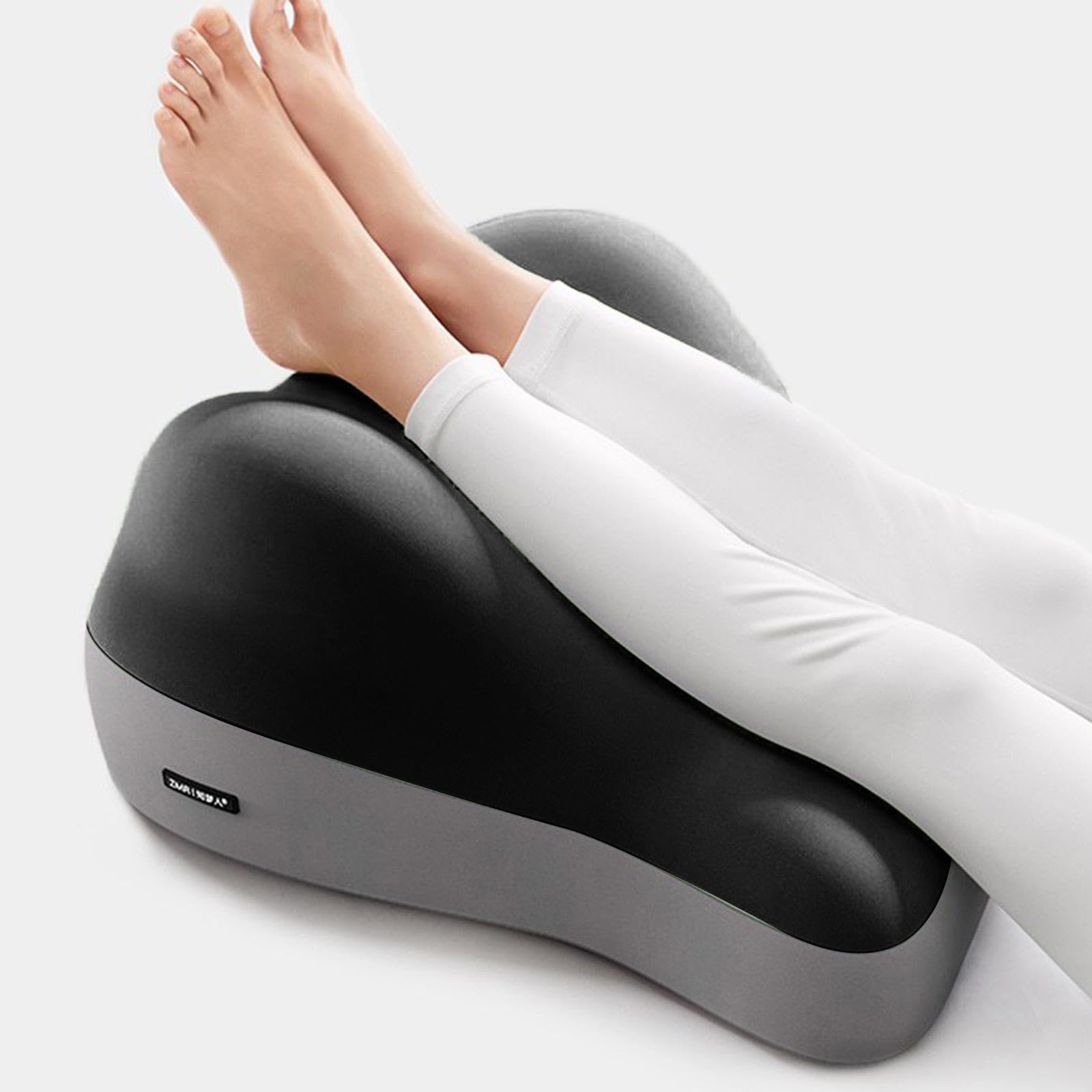 Almohada para Las Piernas, Almohada Postural, Cojín de Apoyo para La Espalda, Soporte para Rodillas Y Tobillos, Espuma Viscoelástica, Apta para, Gris Claro Oscuro, tal como se describe