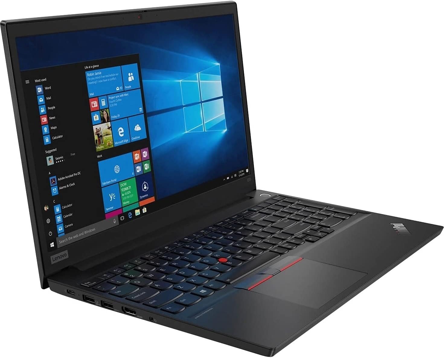 Lenovo ThinkPad E15 G2 20TD00BPUS 15.6" Touchscreen Notebook - Full HD - 1920 x 1080 - Intel Core i7 i7-1165G7 Quad-core (4 Core) 2.80 GHz - 16 GB RAM - 512 GB SSD - Glossy Black