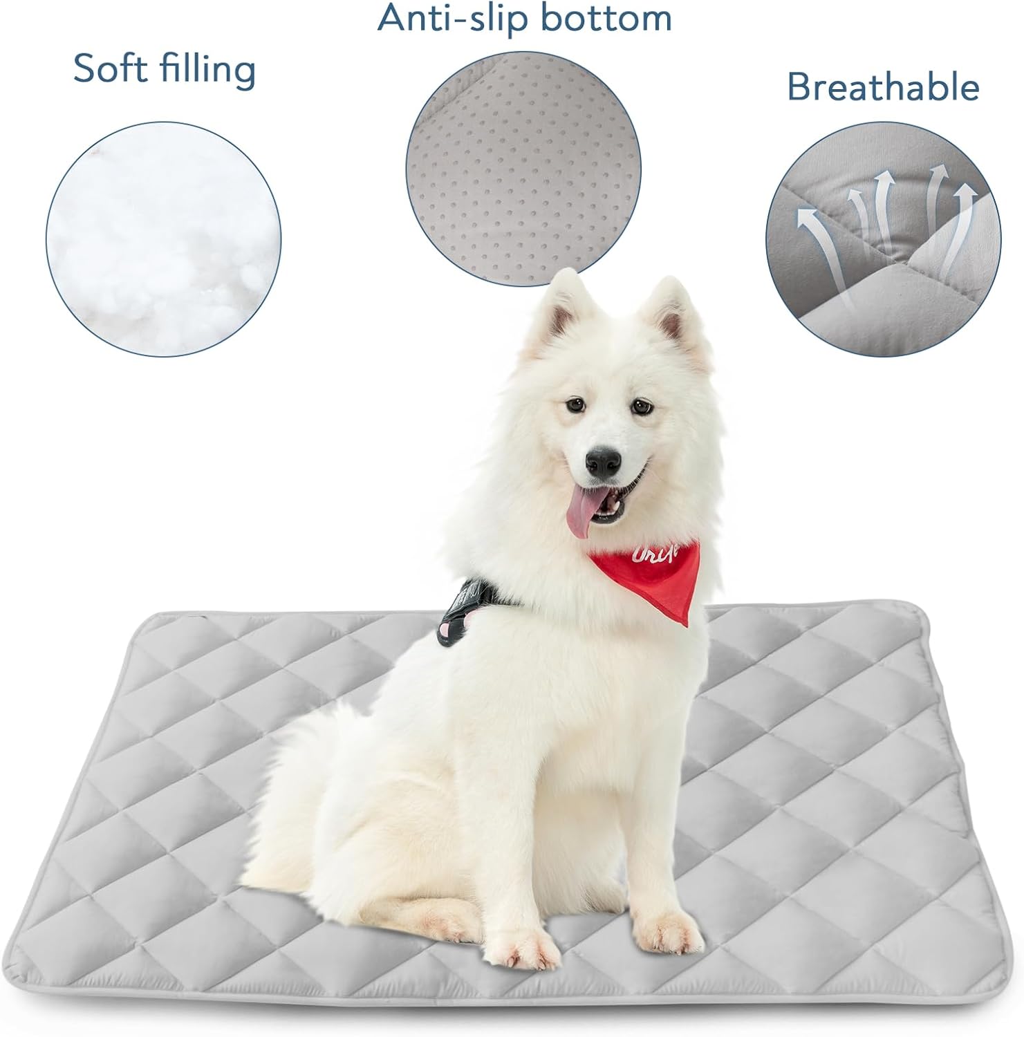 Ultimate Comfort: Dog Crate Pad 2 Pack for Happy Pets!