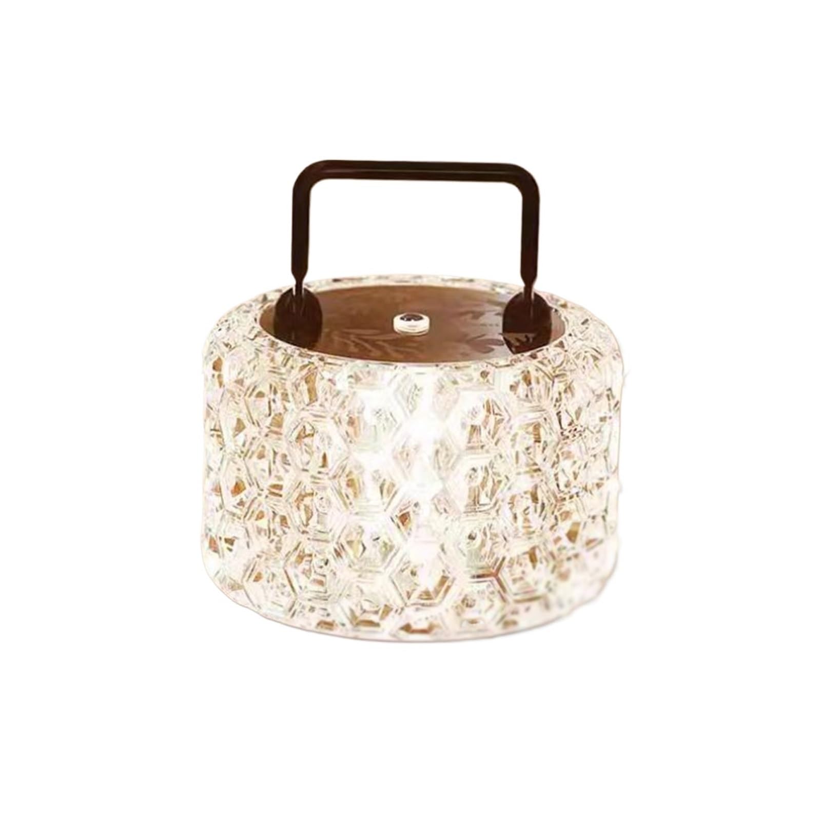 Z4T8M2K6G5 Bedside Lamp Light Luxury Crystal Lamp Ambiance Night Bedroom Room Bedside Outdoor Study Dining