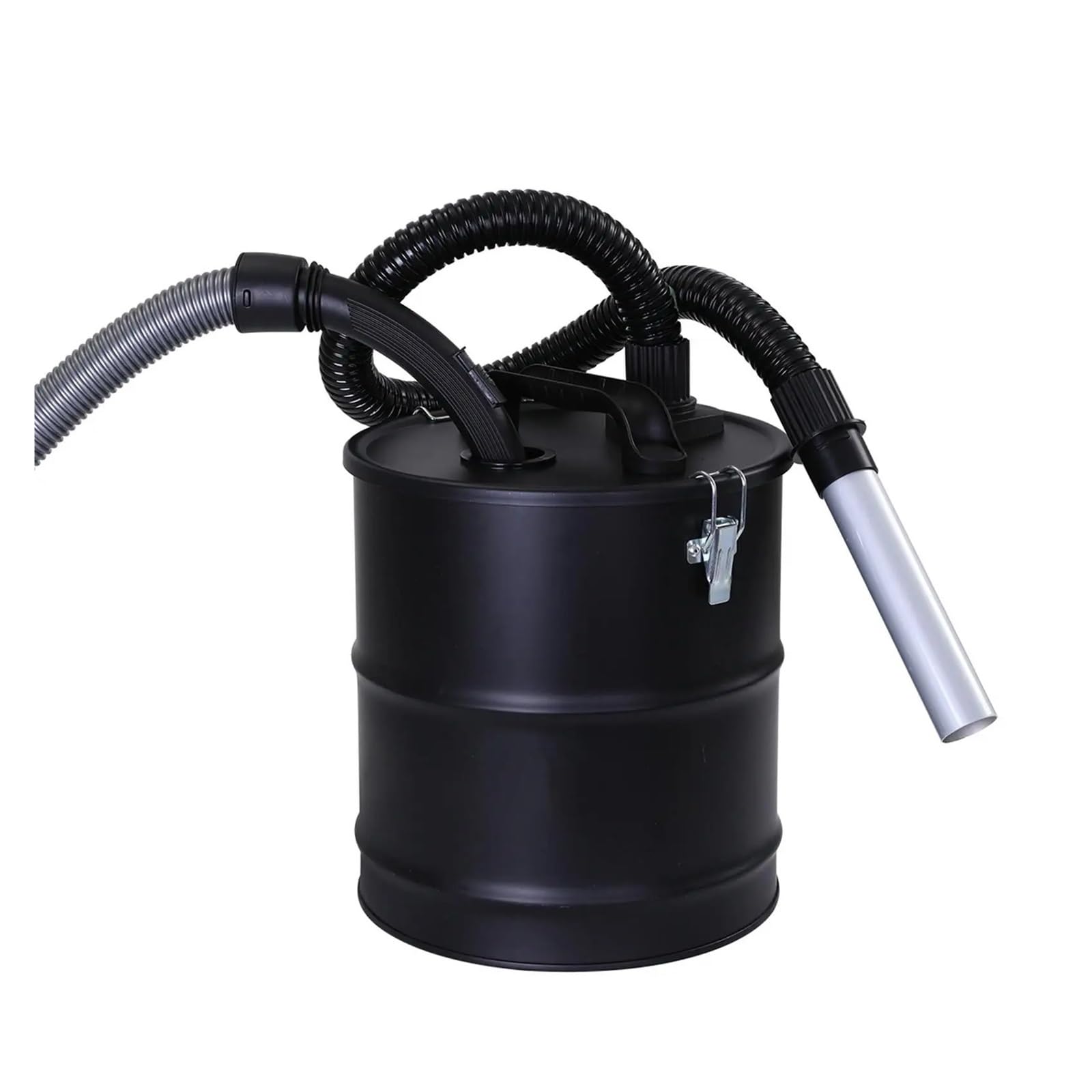 Collecteur de poussière, baril de séparateur de bac à poussière cyclone de 20 L, compatible avec les débris d'atelier d'aspirateur universel et les cendres de cheminée