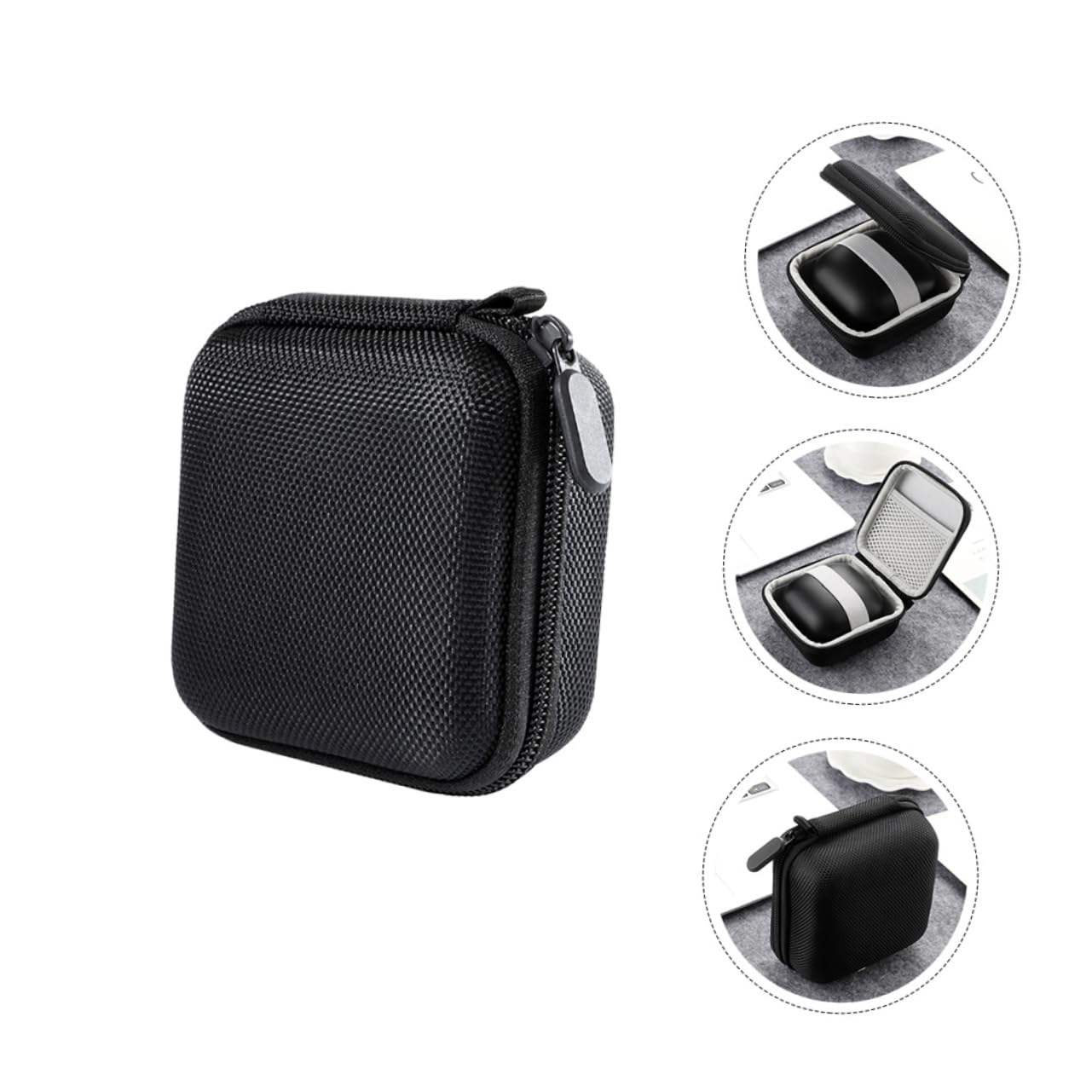 Gadpiparty 2piezas Estuche Protector para Auriculares Inalámbricos Funda y Ligera Bolsillo para Cables Diseño Antigolpes y Antirayaduras Compatible Pro y Otros Modelos para Viajes y