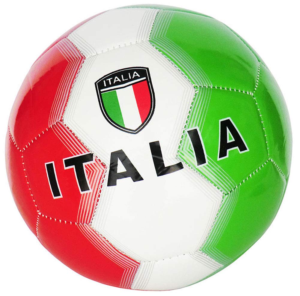 CUCUBA Ballon De Foot Italie Taille 5 Couleur Vert/Blanc/Rouge