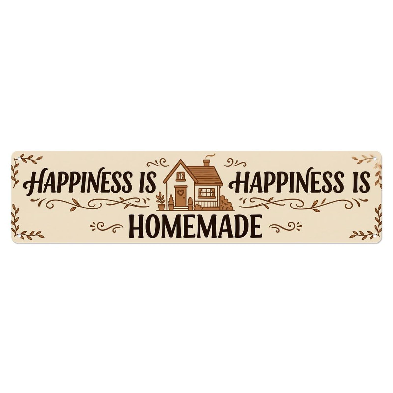 Happiness Is Homemade Cozy Metal Tin Sign
