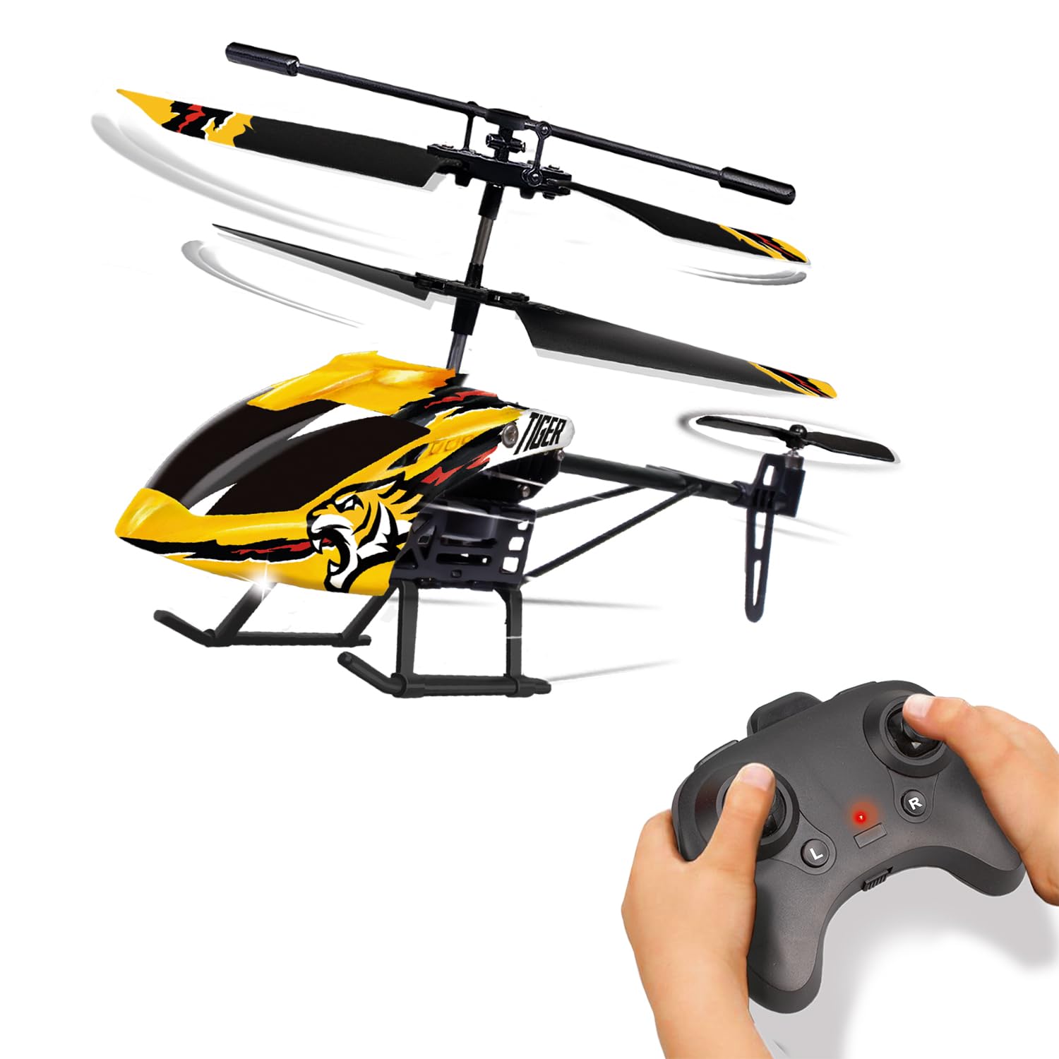 Xtrem Raiders - RC Helicopter Tiger | Remote Control Helicopter Kids 2,5 Channel | Indoor RC | Boys Toys Age 8 | Gifts For Children 8 Years Old