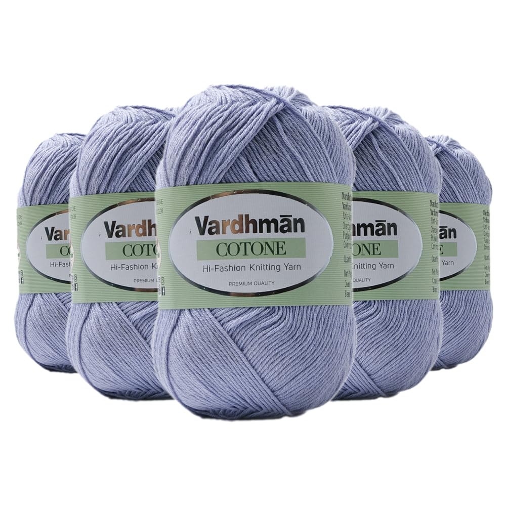 Vardhman Cotone Yarn - 6 Ply Cotton Acrylic -8