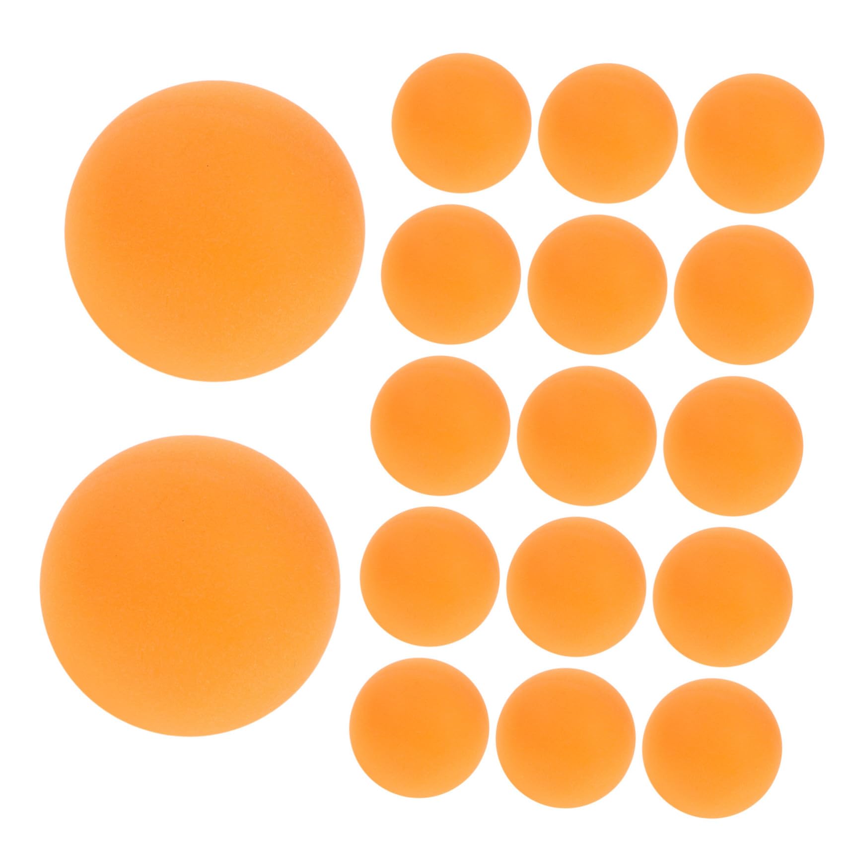 TOYANDONA Balones de Tenis de Mesa Pequeñas 10 Piezas Plástico para Entrenamiento Profesional Competición y Juegos