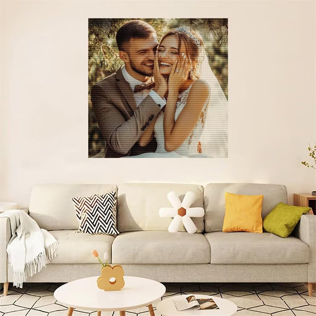 Diamentowe malowanie niestandardowe 70x90 cm diamentowe malowanie DIY dorośli niestandardowy obraz ze zdjęciem, diament sztuka rysunek z diamentami 5D zestaw diamentów, dekoracja domu prezenty W1-5