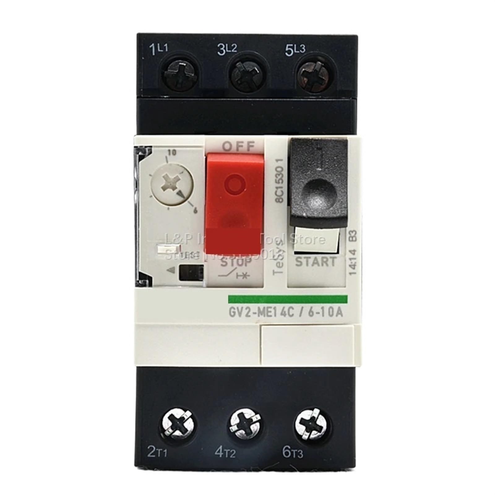 JNVFTCUX GV2-ME14C Motor Protection Circuit Breaker GV2ME14C 6-10A Button 3P Thermal Magnetic Type
