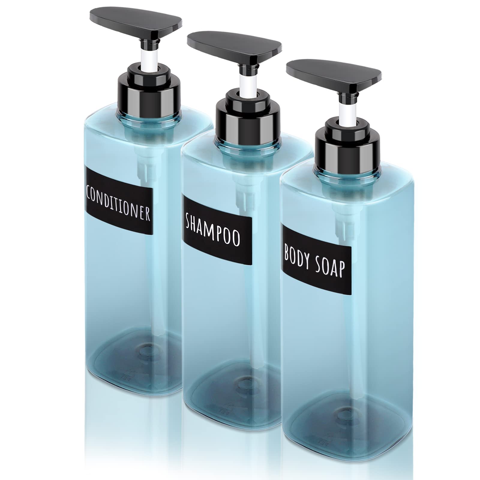 Amazon｜【Segbeauty 方形 ディスペンサー】シャンプーボトル 500ml