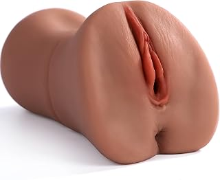 Electric 10 Modes Soft Pocket Pus muñecas para adultos xx tamaño Real Juguetes Honbre Tight 2 Channel- Flesh W5325H (Flesh2)