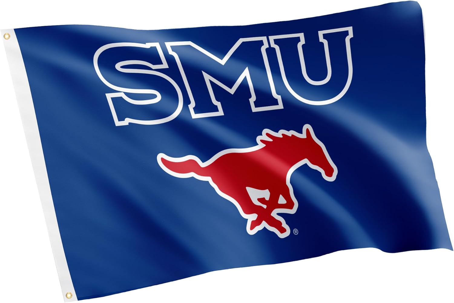 Desert Cactus Southern Methodist University Flag Mustangs SMU Flag Banners 100% Polyester Indoor Outdoor 3x5 feet Flags (Style B)