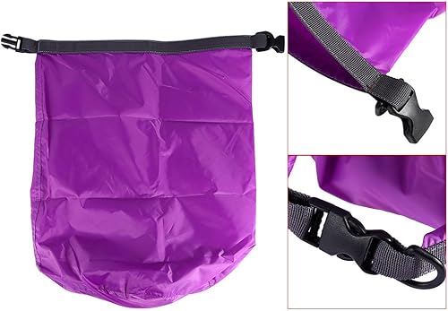 Miniatura 6 de FILFEEL Bolsa de almacenamiento impermeable, 10204070L, bolsa portátil para senderismo, natación, campamento flotante (10L morado)
