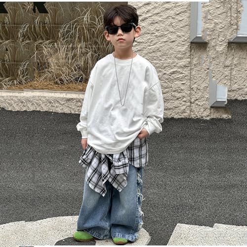 Pantalon Jogger Denim Garçon : Solution Pratique Facile À Enfiler 14 Ans - 3