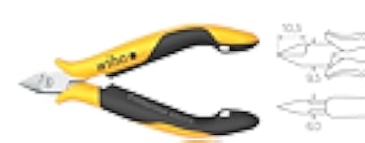 Z40411504SB Professional ESD Slim Side Cutter, Yellow/Black, 115 mm
