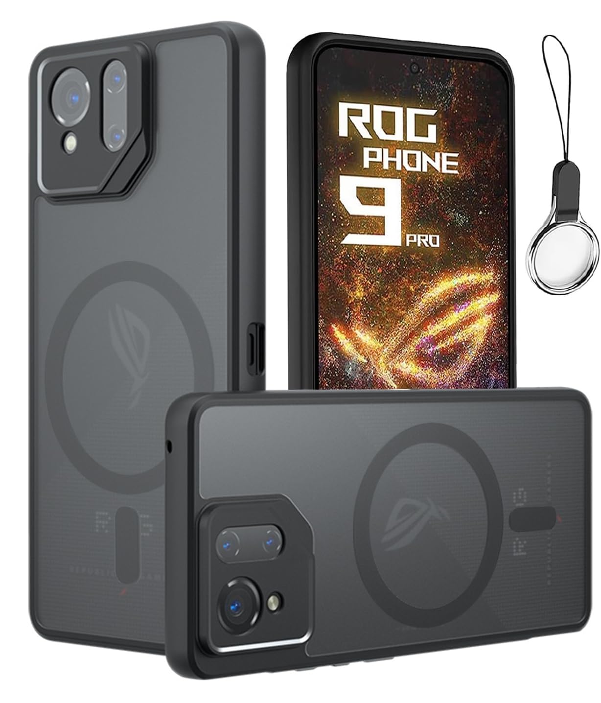 Amazon.co.jp: ASUS ROG Phone 9/9 Pro ケースマット感 マグネット搭載