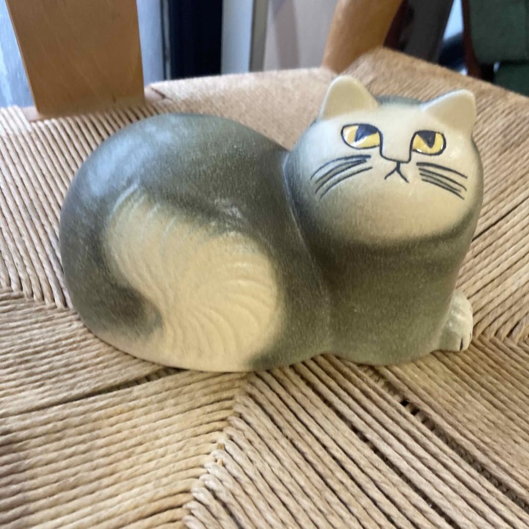 リサラーソン　じゃまをする猫　maj マイ　グスタフスベリ　scope Amazon.co.jp: リサラーソン maj マイ じゃまをする猫 グレー