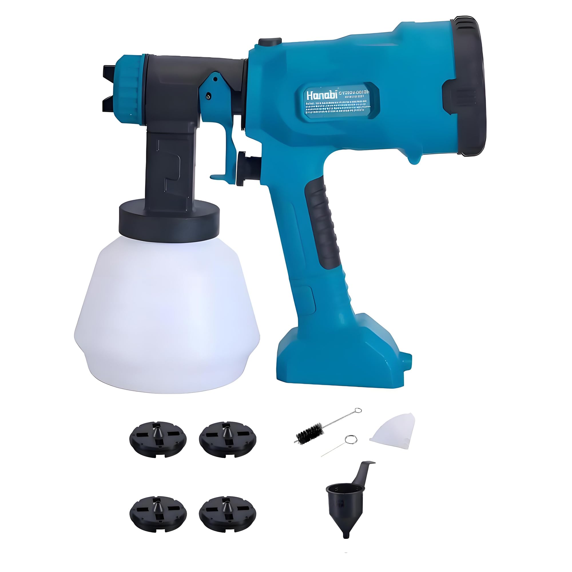 Hanabi Pistola Pintura Tinta Elétrica Pulverizar Maquina Pulverizador 220V | 1000ML HVLP