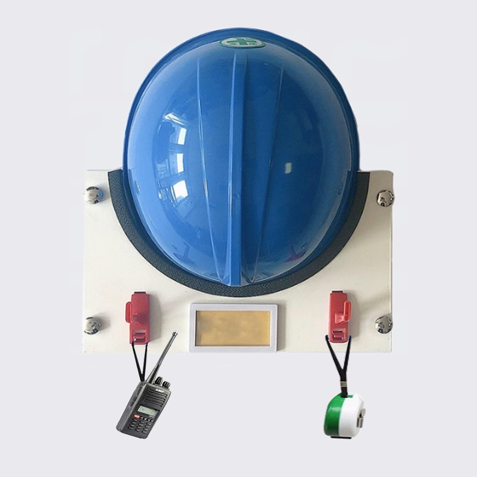 Casco Obra Soporte Metálico para Cascos de Seguridad (Paquete de 2, 3, 4, 5 y 6 Unidades), Soporte de Pared para Exhibir Cascos de Bombero, Soporte para Colocar(Hold 1 Hats)
