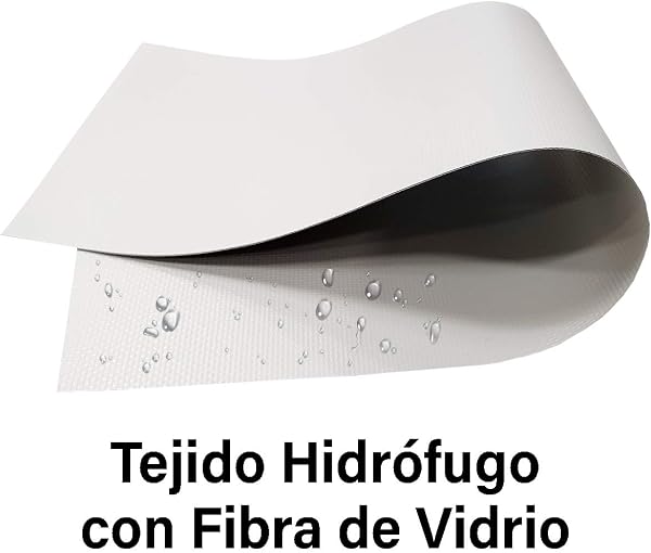 Estor Eclipse/Opaco Y TÉRMICO con Cadena de Repuesto: para Interior/Exterior/Medidas Ancho X AltoContactaremos para Ajuste sin Cargo Color: Blanco. Medidas: 115cm x 160cm - 5