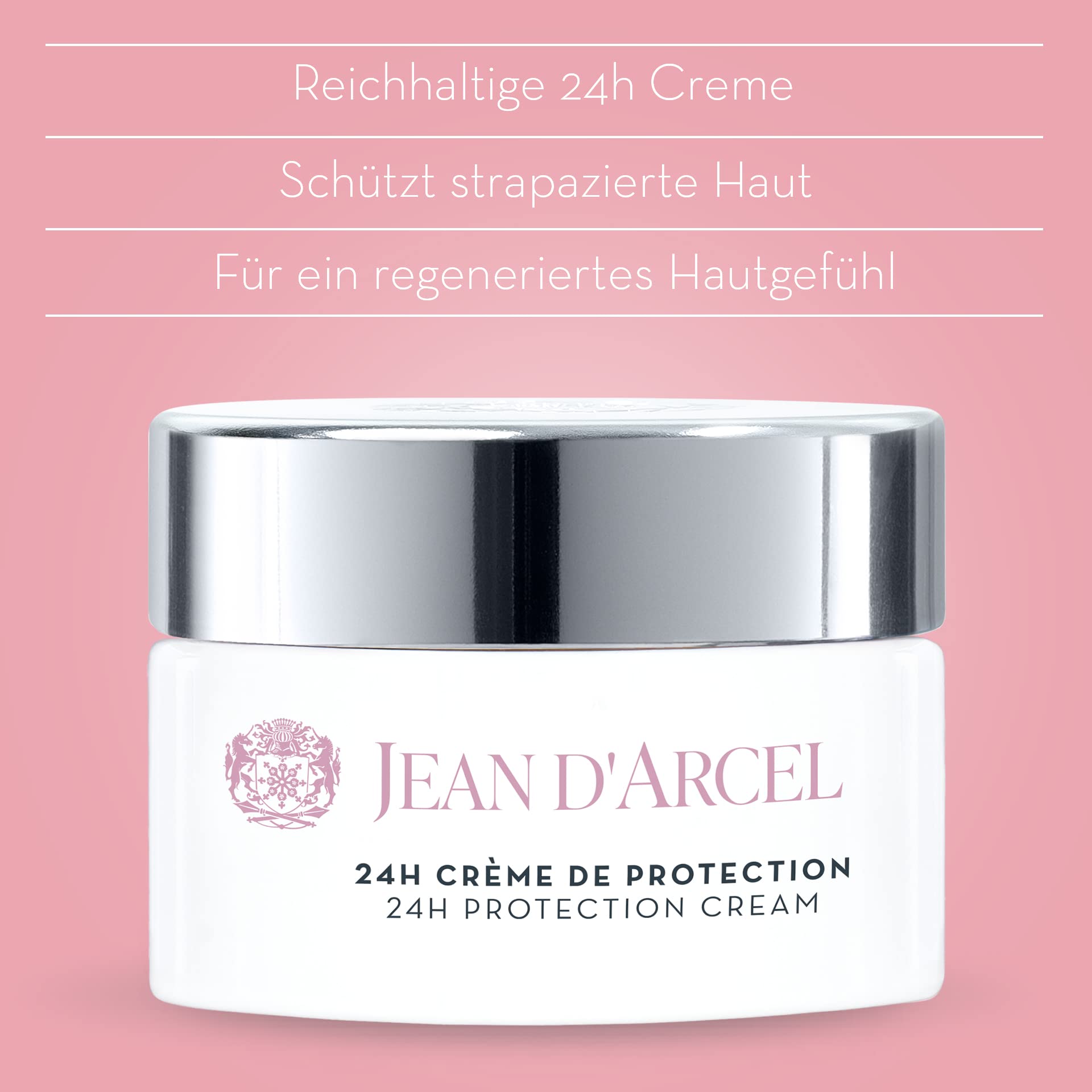 JEAN D'ARCEL - CAVIAR 24h crème de protection - Reichhaltige 24h Pflege - Schützt strapazierte Haut - 50ml