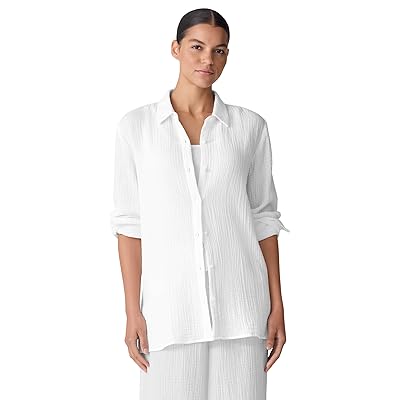 Eileen Fisher Classic Collar Shirt Women