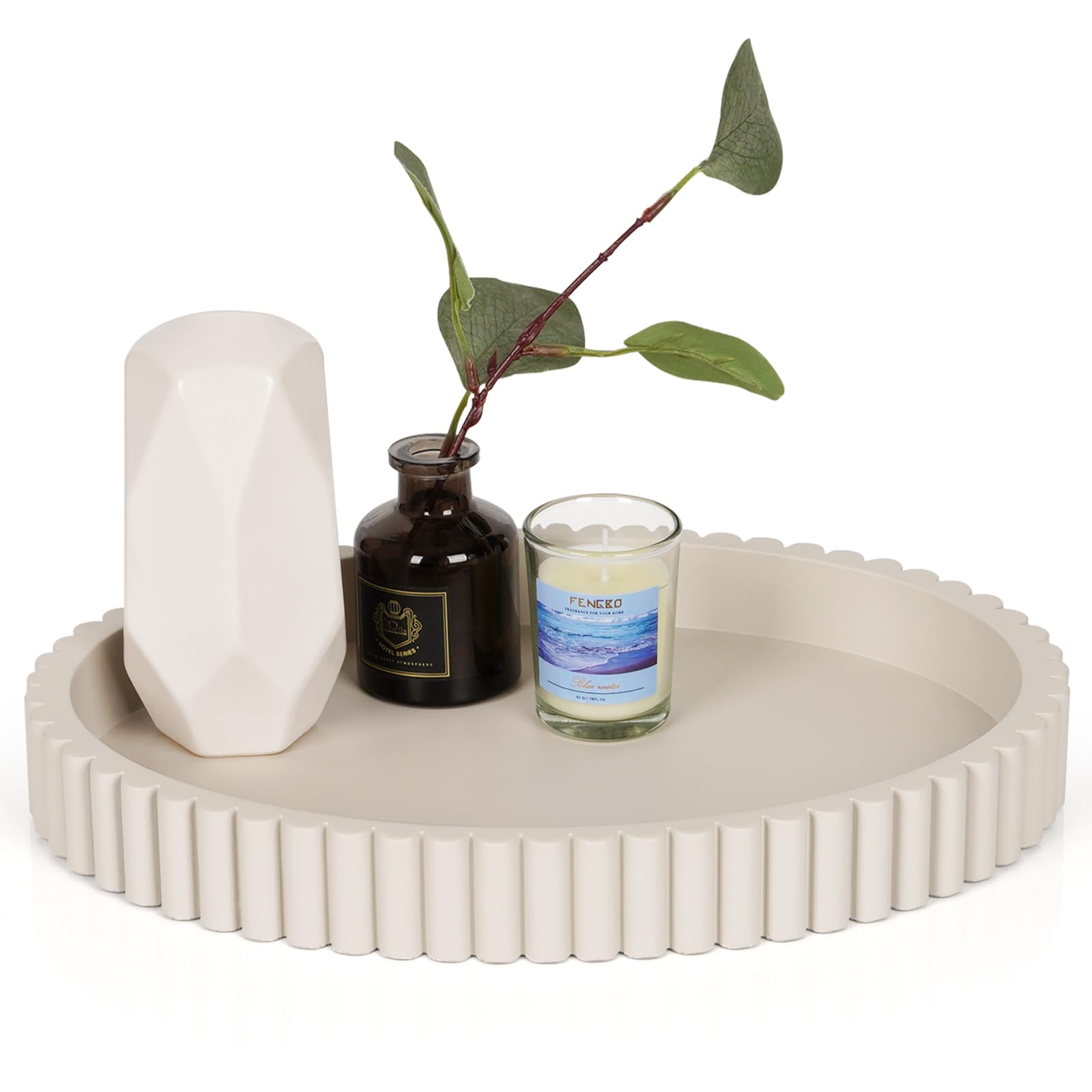 Cathyeen Oval Tray for Coffee Table Decor, 13