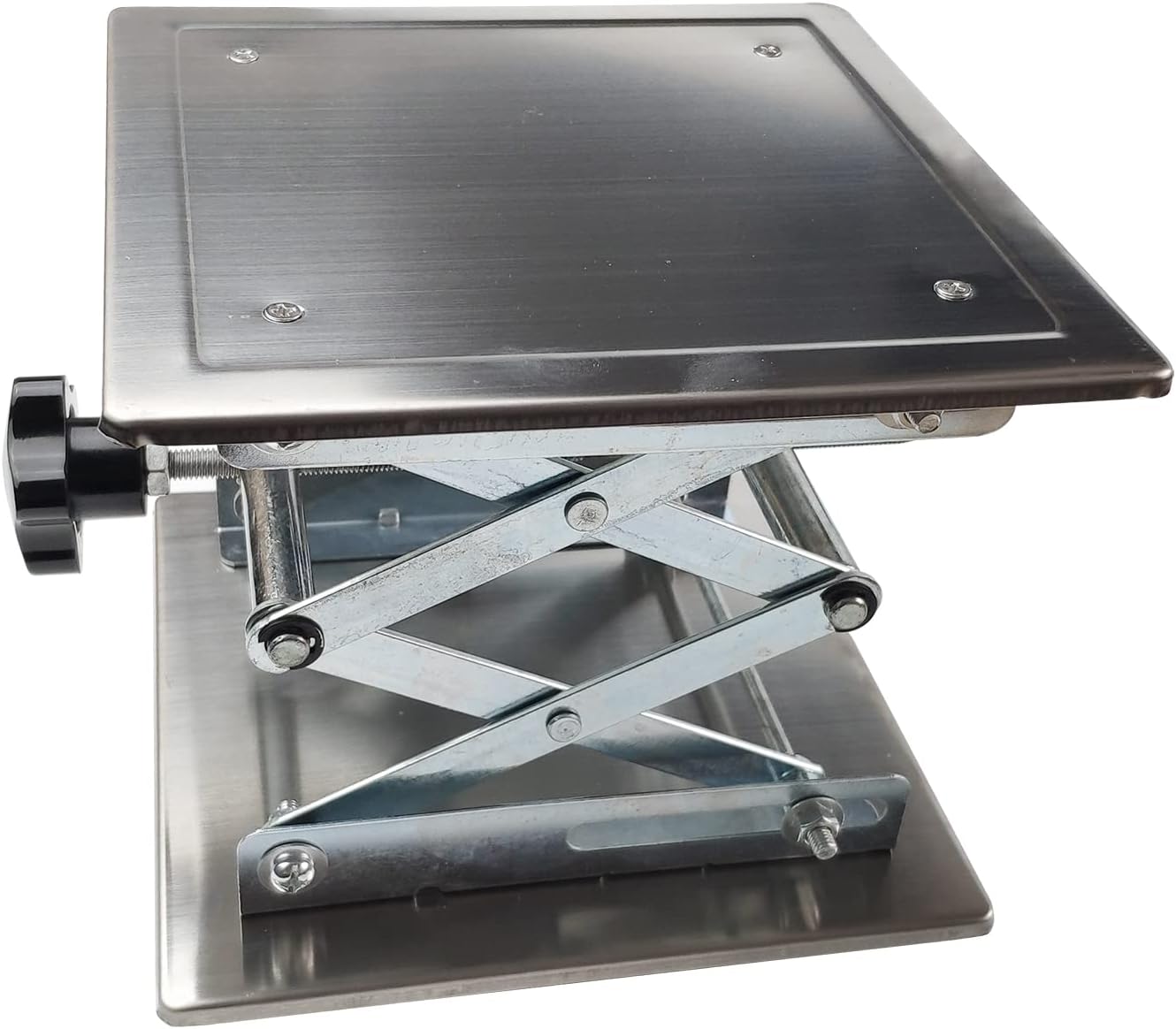 Buy JENSWILL 8 x8 Lift Table Stainless Steel Lab Jack Stand Table Scientific Scissor Lifting