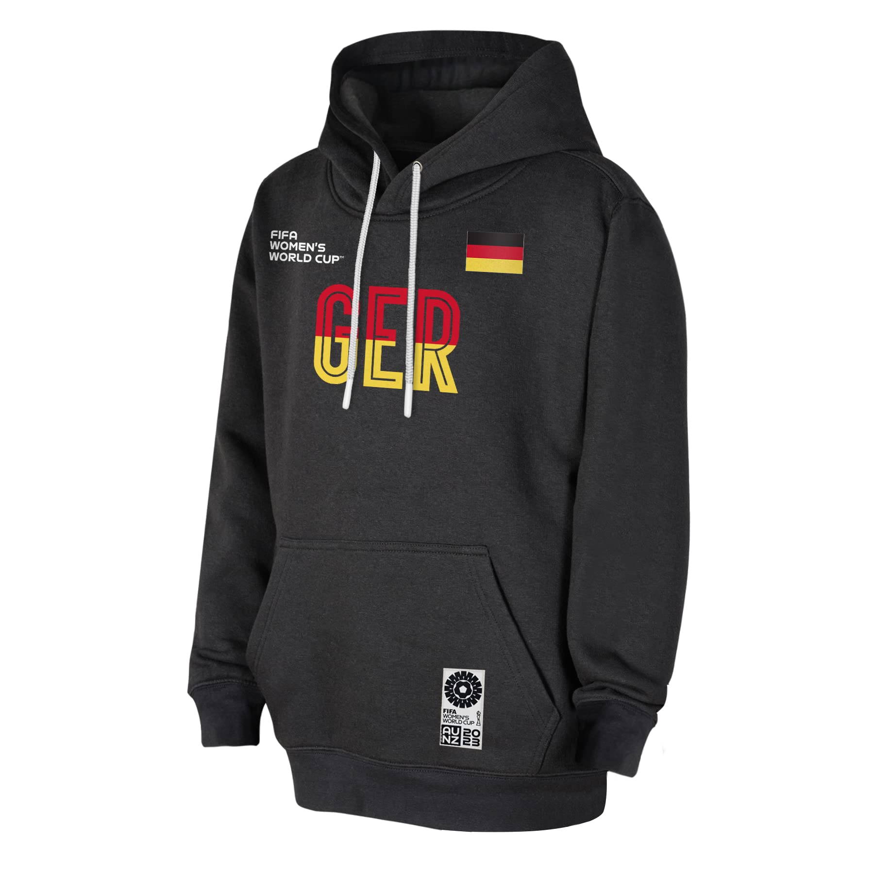 FIFA Official 2023 Women's Football World Cup Adult Team Hoodie, Germany, Black, Large