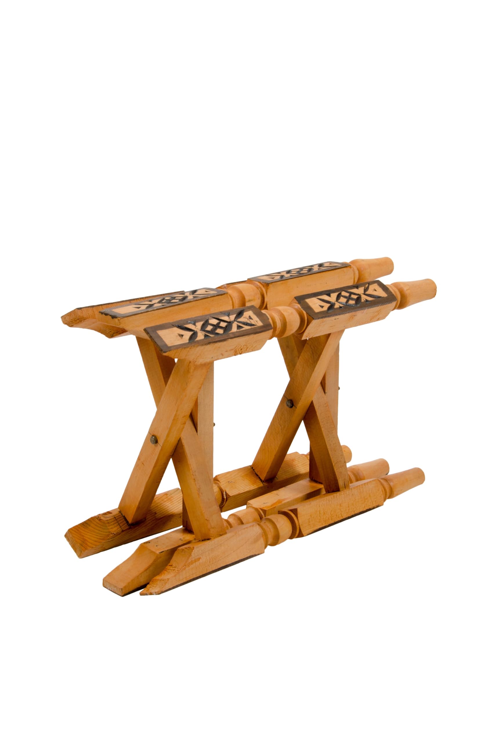 Orientalisches Holzgestell für 40 cm-Tablett edel aus Zedernholz 40 cm