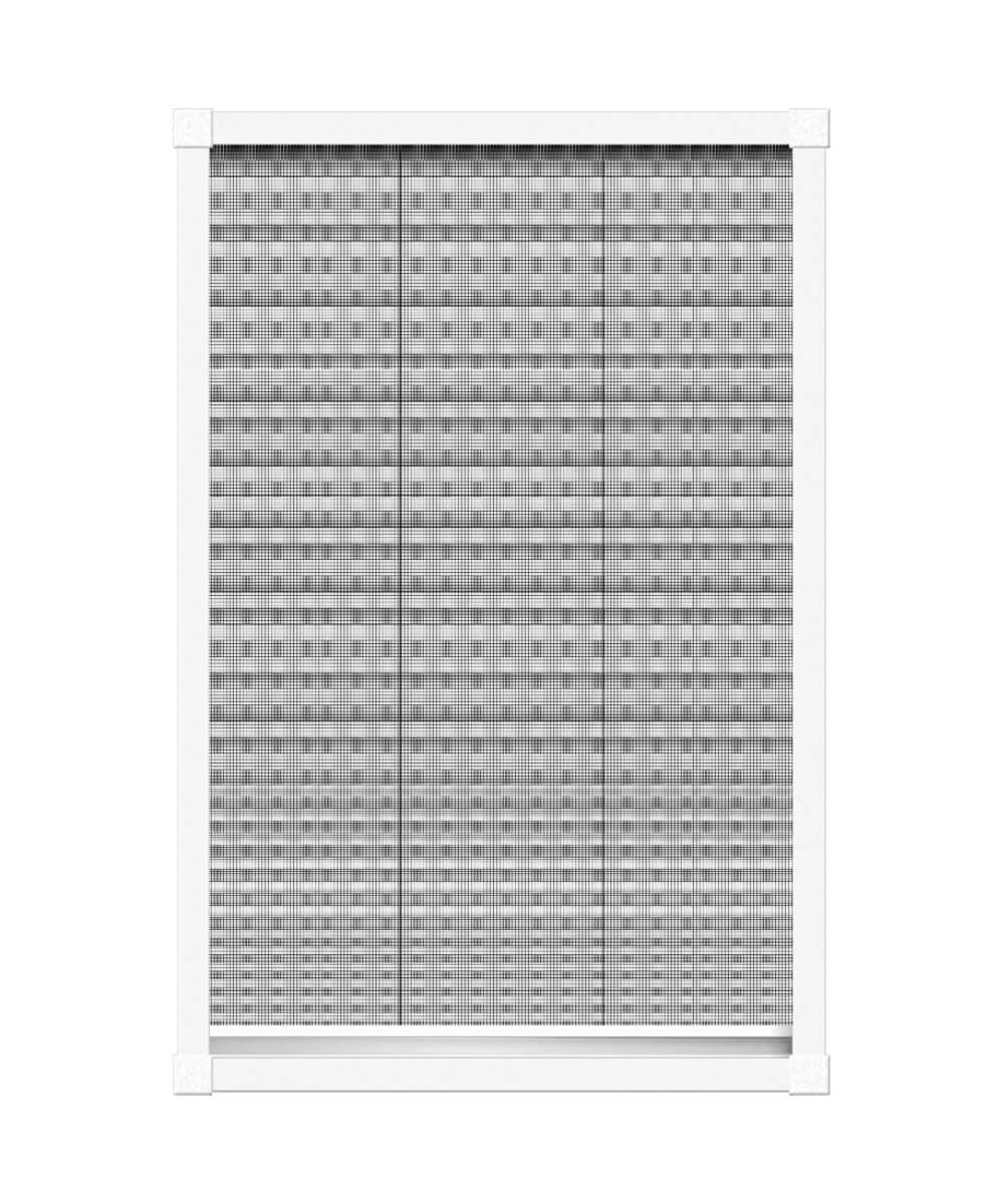 Schellenberg 70992 Zanzariera plissettata per finestre, bianca, 140 x 150 cm