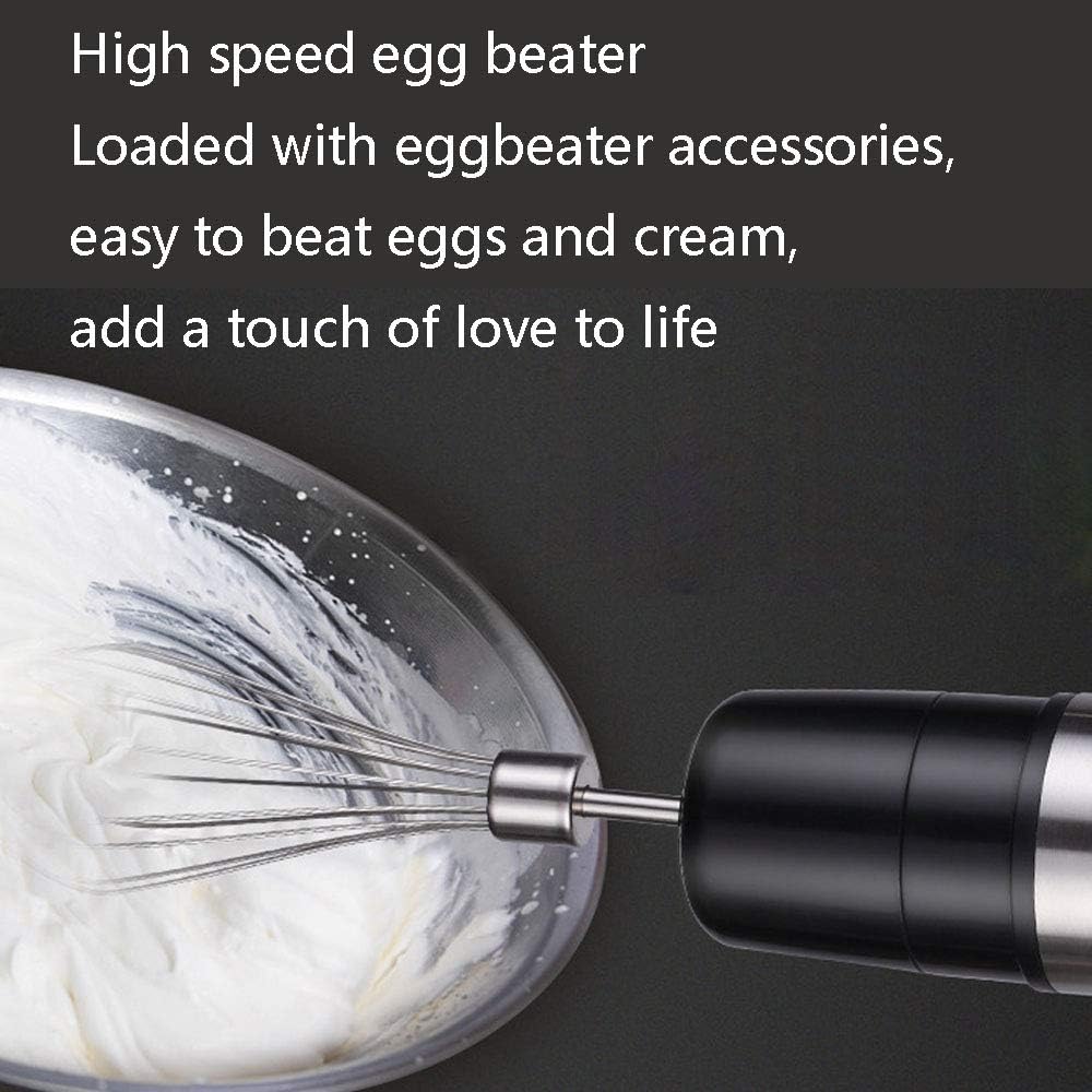 Gaone Immersion Blender Handheld Immersion Hand Blender 2-Speed Stepless Speed Regulation BPA-Free 2-in-1 Includes Detachable Chopper and Egg Whisk 500Ml Container 200W