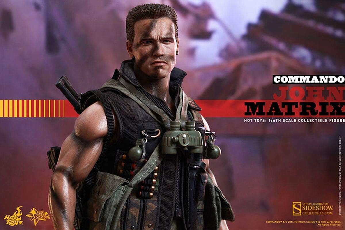 Buy 1 get 1 🔥 Hot Toys Mms276 Commando John Matrix 1/6th Scale Collectible Figure Black Friday 🔥 Hot Toys Mms276 Commando John Matrix 1/6th Scale Collectible Figure