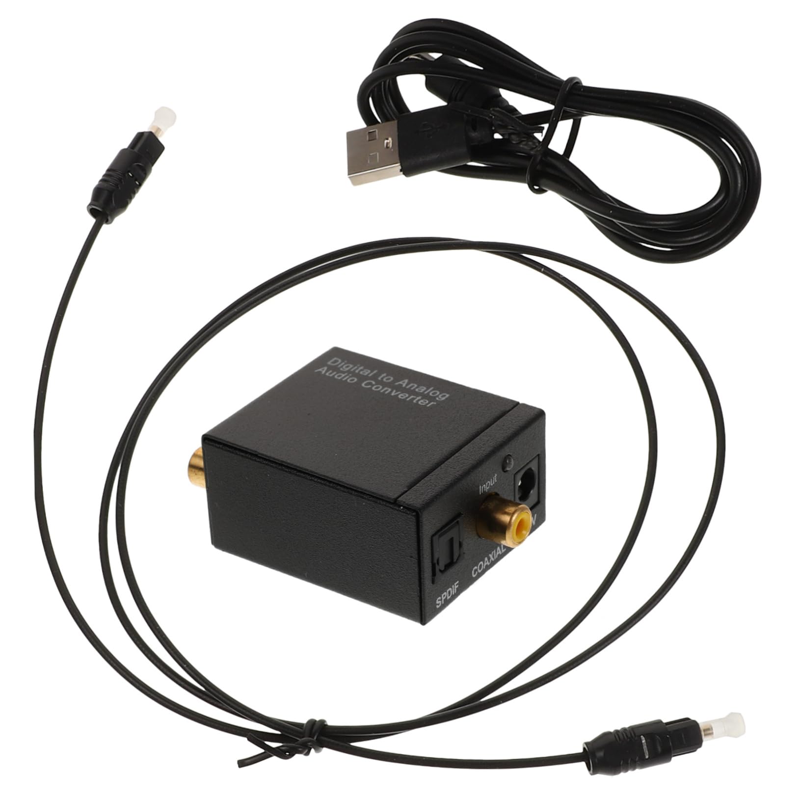 HOLIDYOYO Digital to Analog Audio Converter Adapter Compact Jack Compatible Easy Installation Suitable for Tvs Sound Systems and Rvs