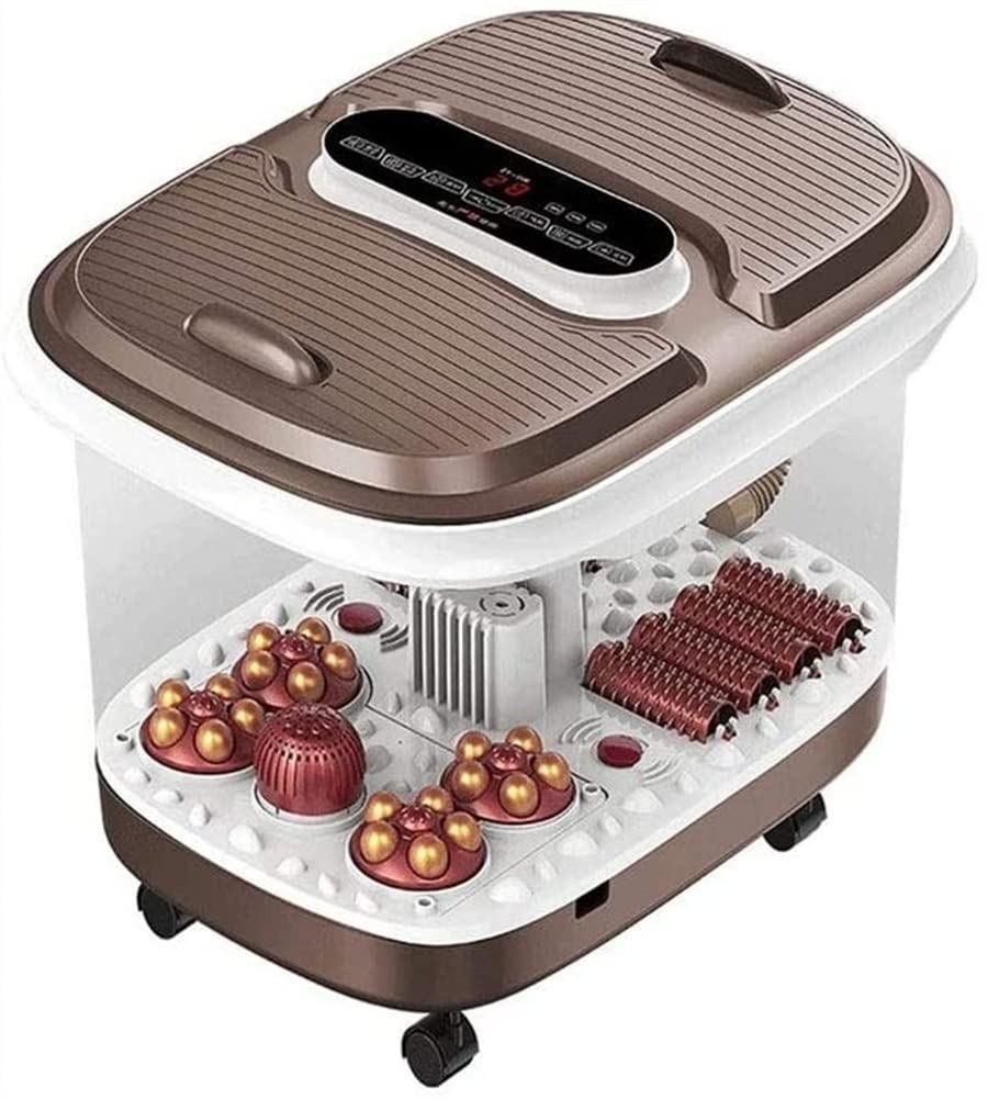 Foot Spa Bath Massager with Heat Bubble Jets Foot Bath Tub with Adjustable Time Temperature Suitable for Feet