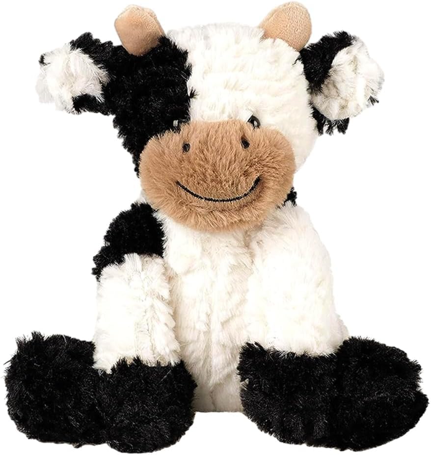 bzjqh Cow Plush Doll, Cow Plush Toy, Adorable Animal Stuffed Doll - Soft Stuffed Animals Toys for Boys & Girls, Cute Animal Gift