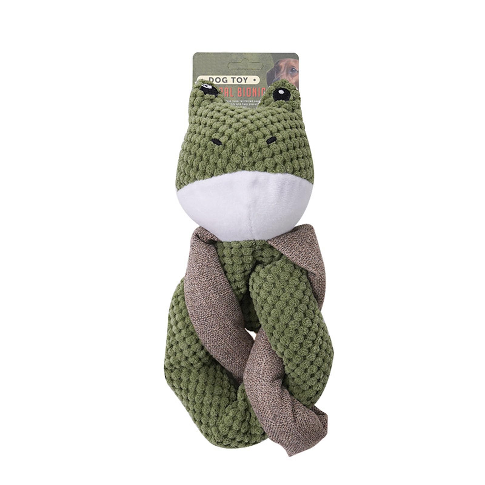 oringnat Dog Squeaky Fetching Toy Fun Game for Dogs Teething Chew Molar Toy Dog Cartoon Bear Toy for Indoor Dogs