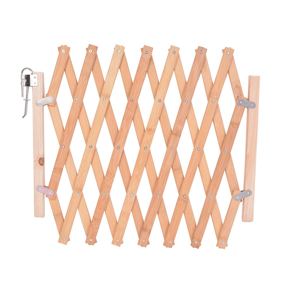 Buy Dog Fence Indoor Wooden，Dog Door,laamei Dog Gate Pet Safety Protection Room Divider Gate