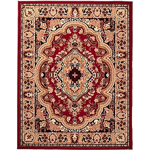 Carpeto Rugs Alfombra Oriental de Diseño Floral Cover