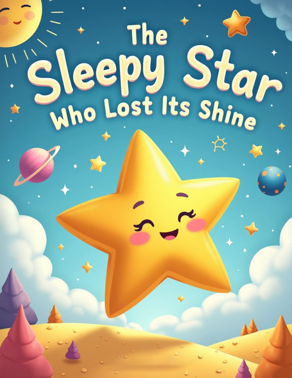 The Sleepy Star Who Lost Its Shine: A Soothing Bedtime Story for Kids Ages 3-7 About Rest, Joy, and Finding Your Inner Sparkle