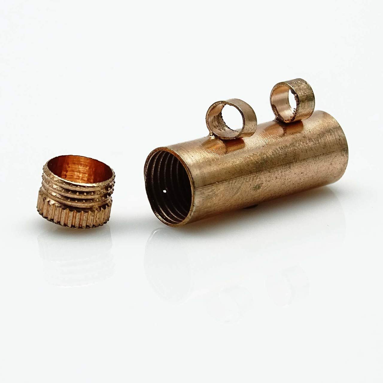 Copper Charm Taweez Pendant Locket for Men - 2 Pieces + Black Thread-image-27