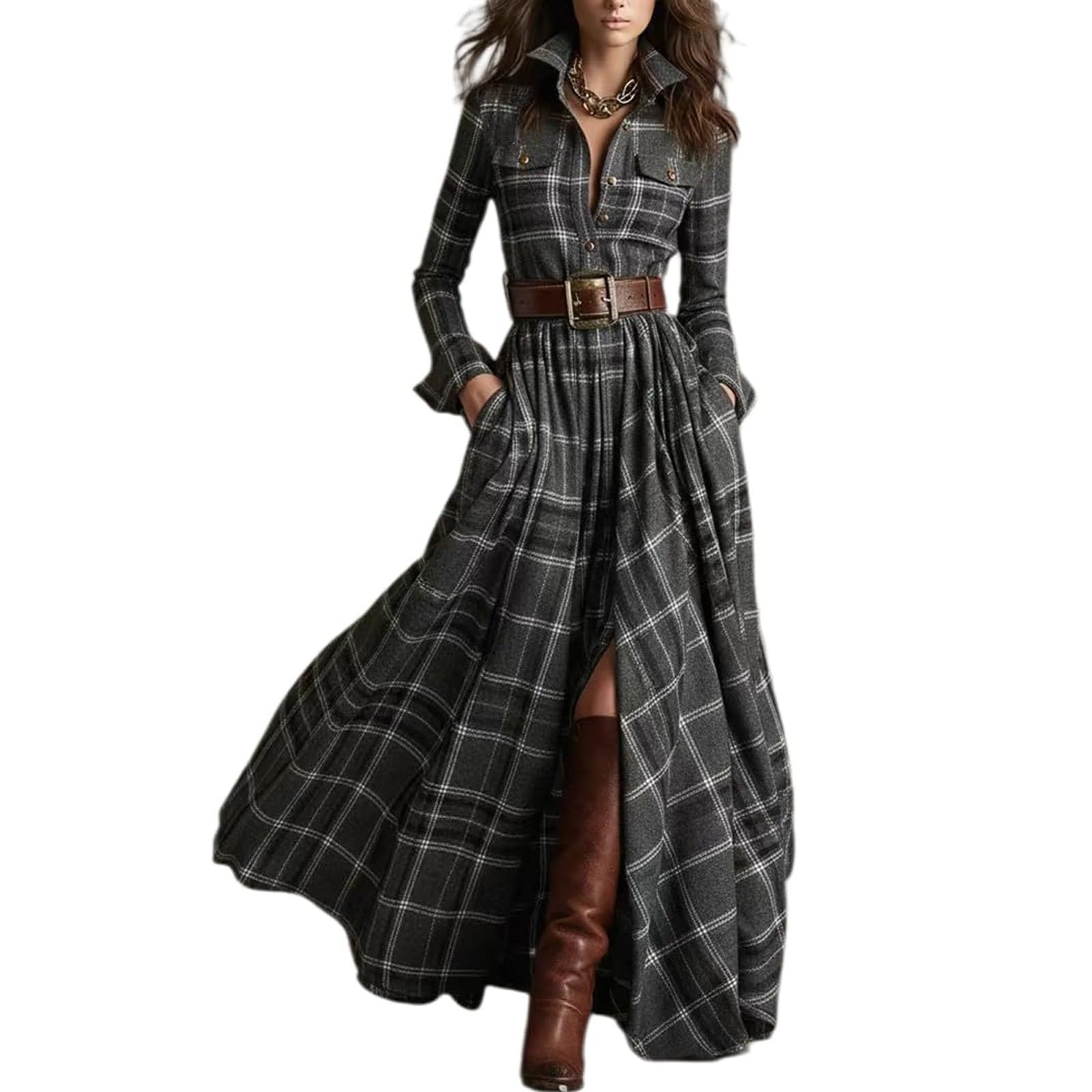 Kleid Damen Sommer Musselin Etuikleid Damen Elegant Vielseitig Sommerkleid Knielanges 3/4 Arm Etuikleid Unterkleid Kleider