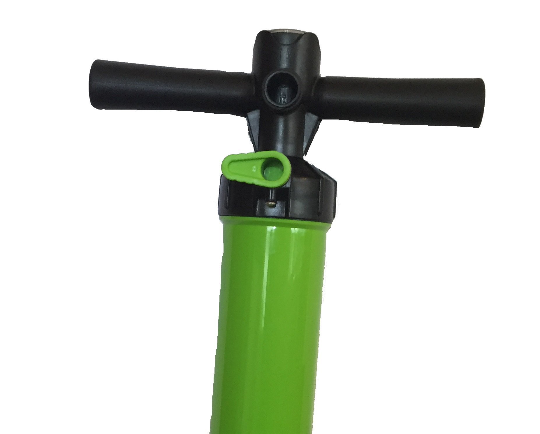 SUPwave SUP -4 Doppelhub Handpumpe mit Manometer - SUP Pumpe Bravo bis 29 PSI / 2 Bar High Big Volume Doppelhubpumpe