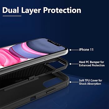 Amazon.com: ZX Zenixy for iPhone 11 Case, Heavy Duty Shockproof