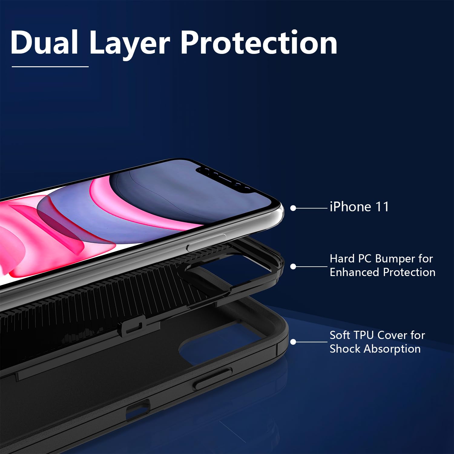 Amazon.com: ZX Zenixy for iPhone 11 Case, Heavy Duty