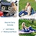 Nnewvante Floor Chair Adjustable Back Support Chair Foldable Meditation Seating Suede-Like Fabric Multiangle Cushioned Recliner for Adults Kids Video-Gaming Reading Watching, Navy